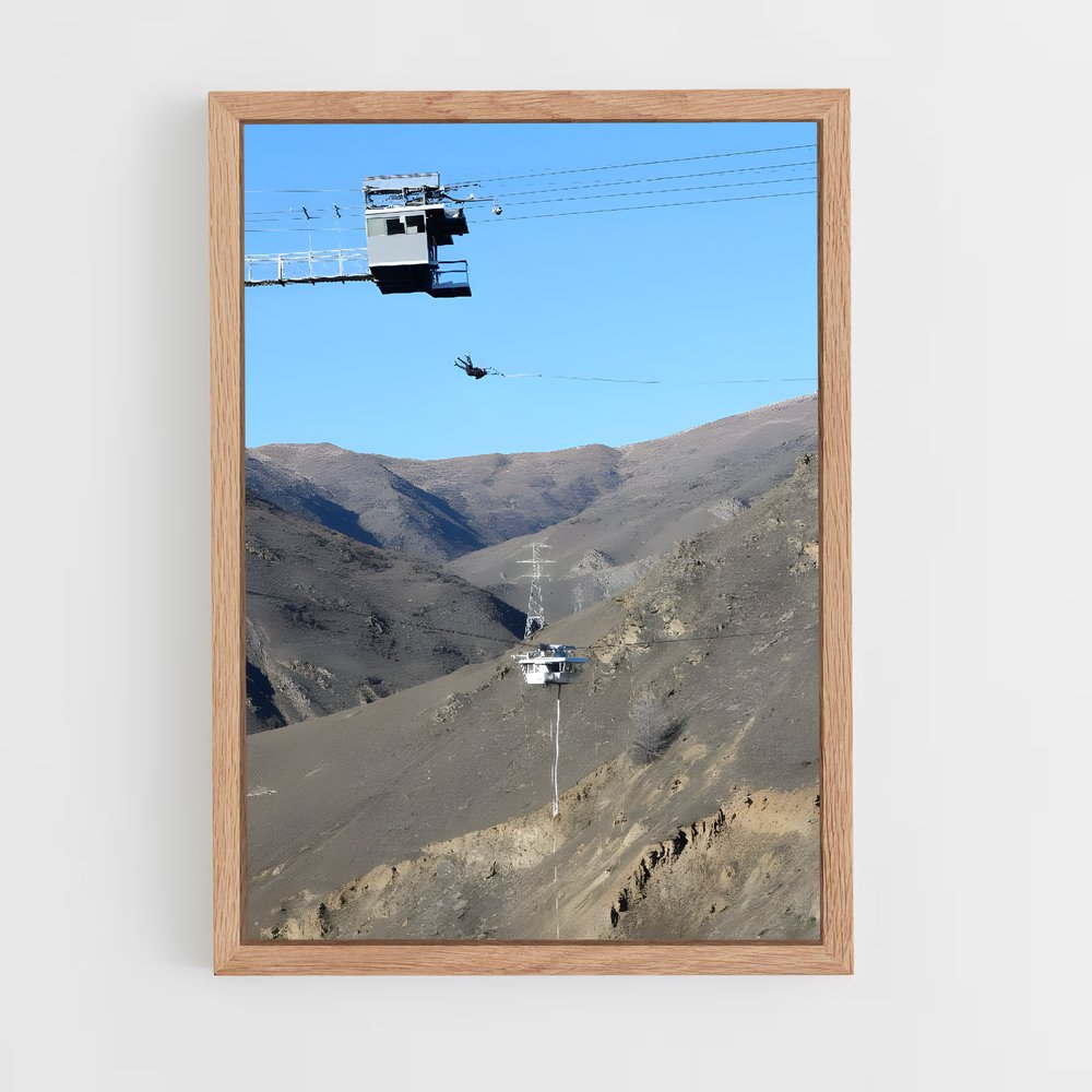 Poster Vertige Néozélandais – affiche Saut à l’élastique (vue 4)